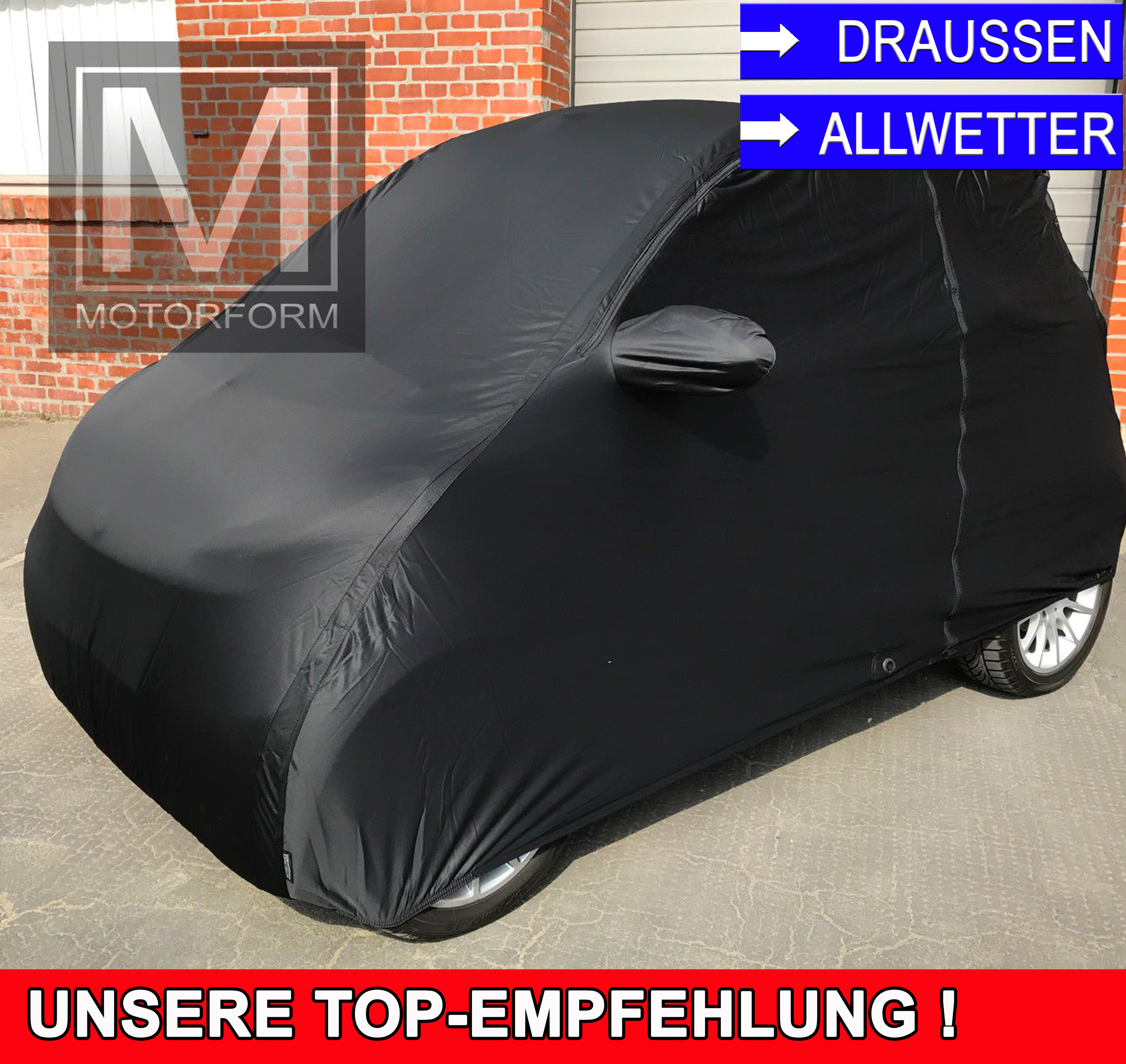 Optimo Outdoor Auto Cover fuer Smart Fortwo W451 FL (2010-15)