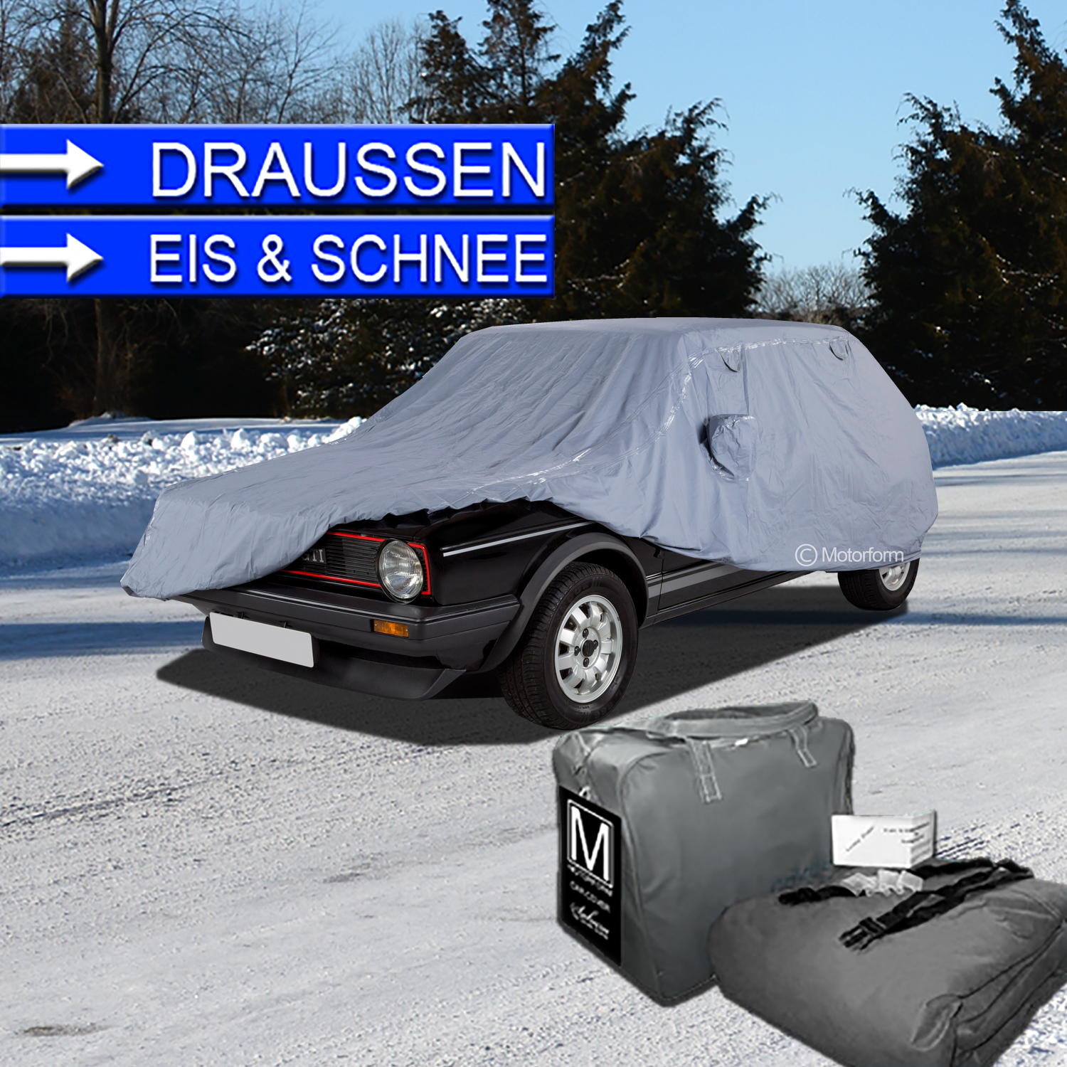 Winter OUTDOOR Cover for Peugeot 208 I (2012-19)