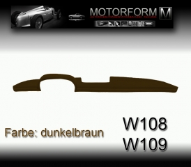 Armaturenbrett-Cover / Abdeckung Mercedes W108/W109 dunkelbraun