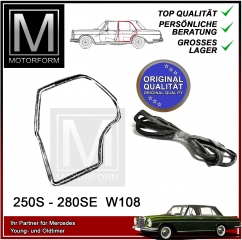 Rear left passenger's door rubber in OE quality 108 SWB