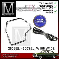 Hintere linke Türdichtung Orig. Qualität Mercedes W108 109 SEL