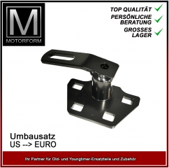 US to Euro bumper conversion holder for Mercedes SL SLC 107