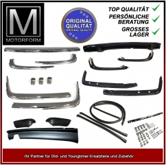 Mercedes SL SLC 107 Full Bumper Set - chromed - oe quality