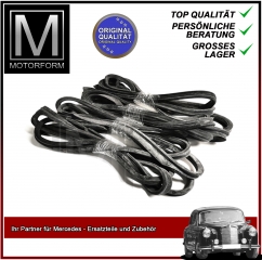 Mercedes Ponton Door Rubber Kit - 4 pieces - in OE Quality
