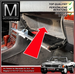 Glove Box Compartment Flocked for Mercedes SL SLC 107