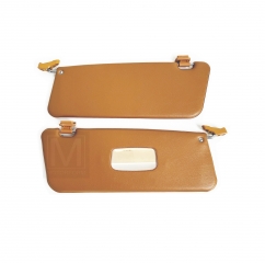 1 Pair of Mercedes SL 107 Sunvisors - complete set - PALOMINO