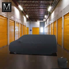 Black Stretchy Indoor Car Cover for VW Bus T6 LWB