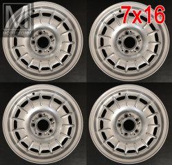 4 St. 7x16 H2 ET11 Barockfelgen neu hochwertiger Nachbau
