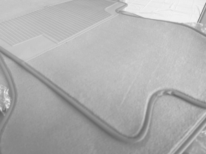 18 pieces carpet set for Mercedes 107 SL interior - GREY