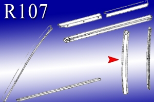 Verdeckdichtung senkrecht rechts Scheibe Mercedes SL R107