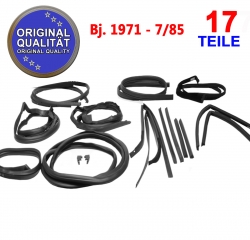 Original-Qualität - 17-teil. Dichtsatz R107 - Karosserie/Soft./H