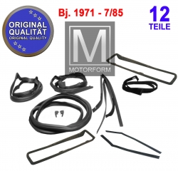 OE-Quality - Set of 107-body seals (12 pieces) Mercedes SL 107