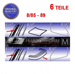 Original-Qualität - Satz Karosseriedicht. (6 Stück) SL R107 MOPF
