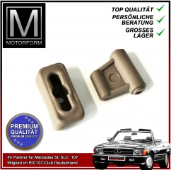 Sonnenblenden Clips (2-teilig) in BEIGE für Mercedes SL R107