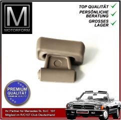 Sonnenblenden Clips (2-teilig) in BEIGE für Mercedes SL R107
