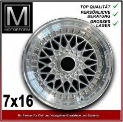 7x16 BBS Design Alufelge für Mercedes Baureihe 107 108 116 123 1