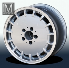 4 Felgen 8x17 ET11 Kanaldeckel Gulli Rand poliert NEU