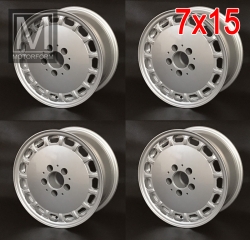 4 Aftermarket Kanaldeckel wheel rims size 7x15 H2 ET23 NEW