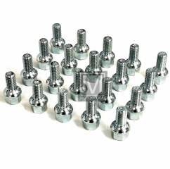 20 Radschrauben Radbolzen zu 8x16 ET11 + 7x15 Kanaldeckel Design