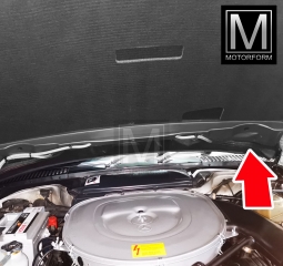 Kleine Motor Daemmmatte Daemmung Mercedes SL R107 KLEBEND