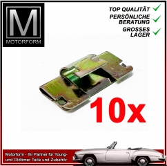 10 Clips for window scraper Mercedes Ponton 105 121 190SL 126