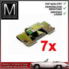 7 Clips for window scraper Mercedes Ponton 105 121 190SL 126