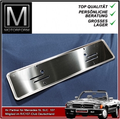 Kennzeichenrahmen Edelstahl wie Original SL SLC R107 C107