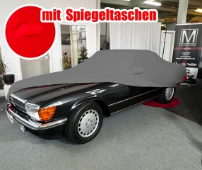 Stretch Indoor Schutzhülle mit Spiegeltaschen Mercedes SL R107