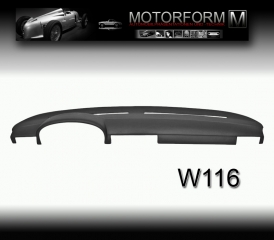 Mercedes 116-series Dashboard-Cover black