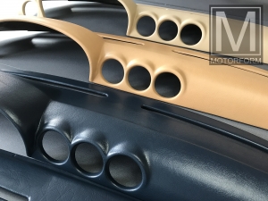 Armaturenbrett-Cover / Abdeckung Mercedes W107 SL SLC grau