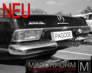 W113 chrome bumper REAR