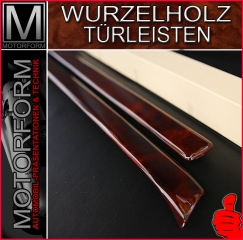 1 PAAR Wurzelholz-Blenden für Mercedes SL SLC W107 Tueren