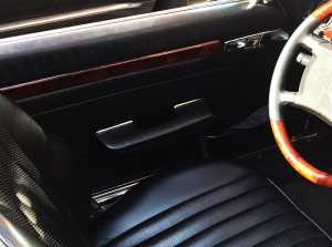 1 PAAR Wurzelholz-Blenden für Mercedes SL SLC W107 Tueren
