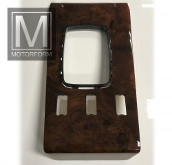 Wooden shift console in burl walnut for Mercedes SL 107