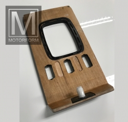 Wooden shift console in burl walnut for Mercedes SL 107