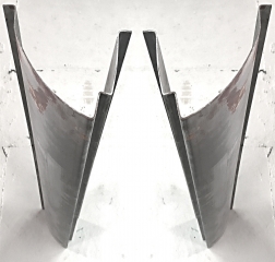 1 Pair Outer Sill Profiles for Mercedes SL 1971 to 89
