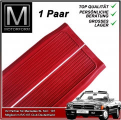 1 Paar Einstiegsleisten Mercedes SL SLC rot