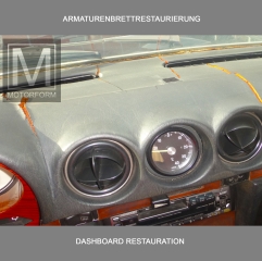 Armaturenbrett-Restaurierung für Mercedes W107 SL SLC