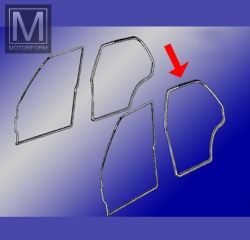 Rear left door seal for Mercedes 123 sedan saloon