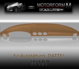 Mercedes 107-series SL Dashboard-Cover camel