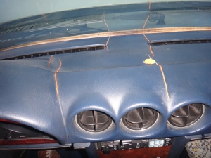 Mercedes 107-series SL Dashboard-Cover camel