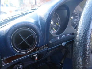 Mercedes 107-series SL Dashboard-Cover camel