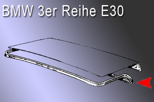 Kofferraumdichtung für BMW E30