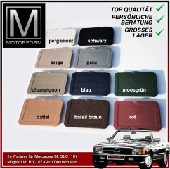 Mercedes-Benz SL SLC 107 Fuse Box Lid brazil brown