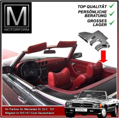 Chromabdeckung B-Saeule rechts Mercedes SL R107 bis 9/81