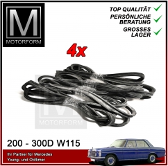 Mercedes 115 114 door rubber sealkit 4 pieces