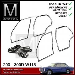 Mercedes 115 114 door rubber sealkit 4 pieces