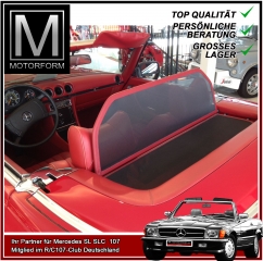 Windschott rot Mercedes 280SL - 560SL  R107 W107