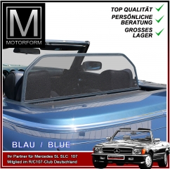 Windschott blau Mercedes 280SL - 560SL  R107 W107