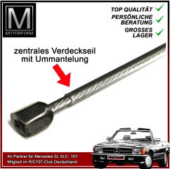 Mercedes SL R107 W107 Verdeck Spannseil Satz 3-teilig komplett